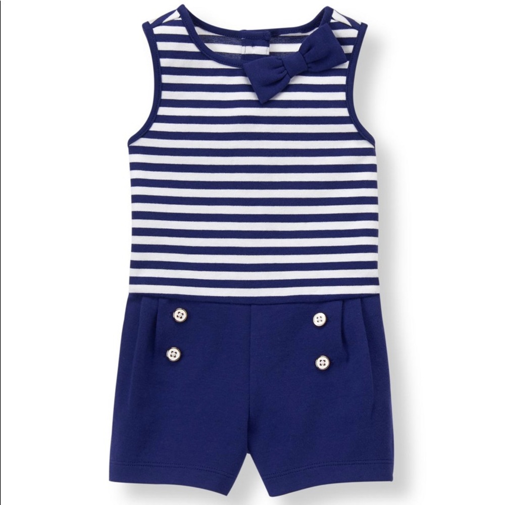 Striped Ponte Romper